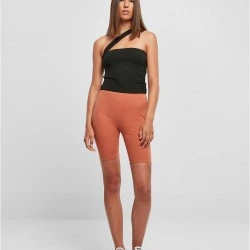 Дамски къс клин в цвят праскова Urban Classics Ladies Shorts