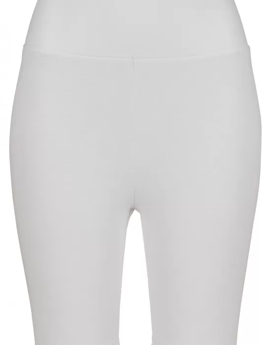 Дамски къс клин с висока талия в бял цвят Urban Classics Ladies High Waist Cycle Shorts, Клинове - Hoodstyle.bg