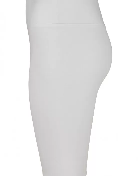 Дамски къс клин с висока талия в бял цвят Urban Classics Ladies High Waist Cycle Shorts, Клинове - Hoodstyle.bg