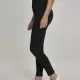 Дамски клин с висока талия Urban Classics в черен цвят, Клинове - Hoodstyle.bg