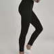 Дамски клин с висока талия Urban Classics в черен цвят, Клинове - Hoodstyle.bg