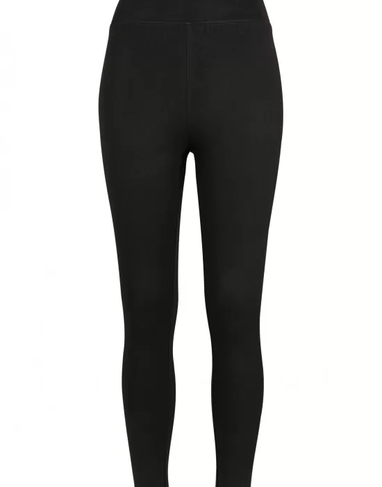 Дамски клин с висока талия Urban Classics в черен цвят, Клинове - Hoodstyle.bg