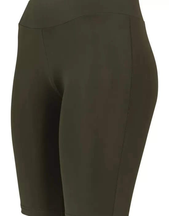Дамски къс клин Urban Classics в цвят маслина, Клинове - Hoodstyle.bg