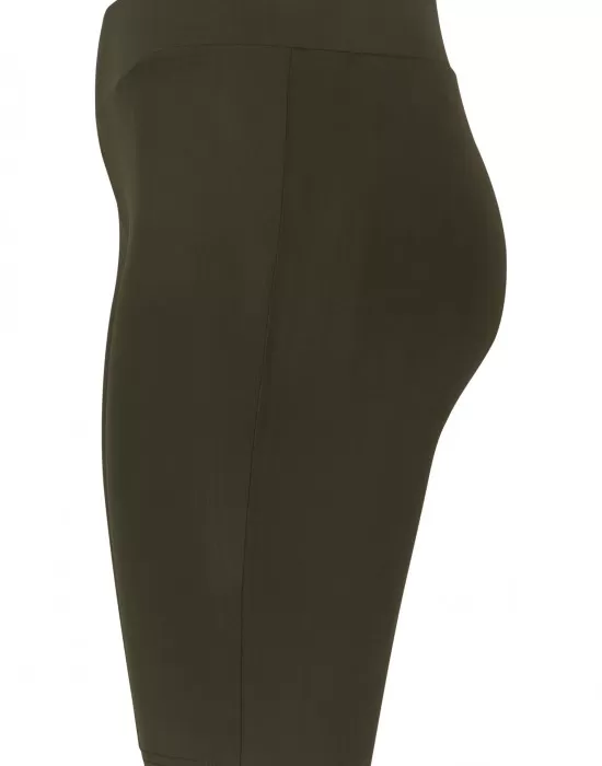 Дамски къс клин Urban Classics в цвят маслина, Клинове - Hoodstyle.bg