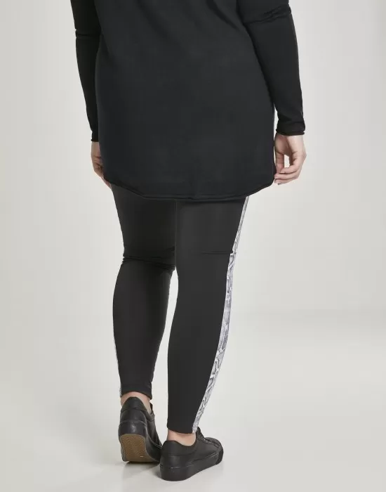 Дамски клин Urban Classics blk/snake в черен цвят, Клинове - Hoodstyle.bg
