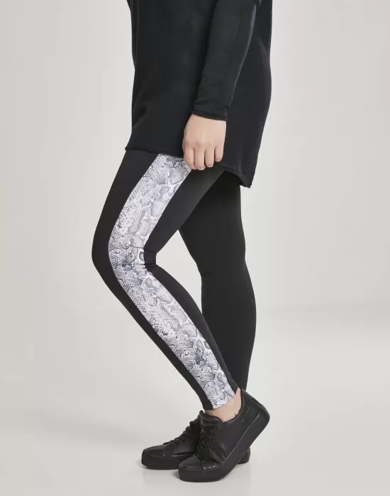 Дамски клин Urban Classics blk/snake в черен цвят, Клинове - Hoodstyle.bg