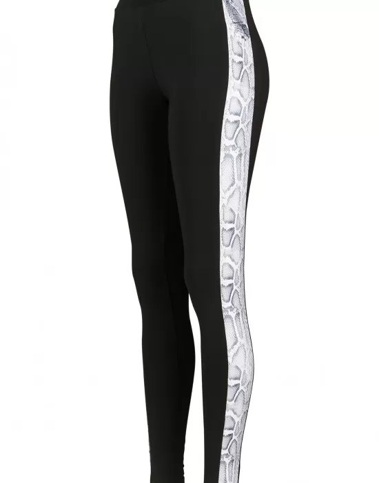 Дамски клин Urban Classics blk/snake в черен цвят, Клинове - Hoodstyle.bg