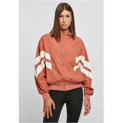 Дамско яке с качулка в цвят праскова Urban Classics Ladies Jacket