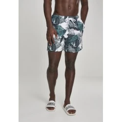 Мъжки плувни шорти Urban Classics Pattern palm leaves