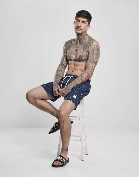 Мъжки плувни шорти Urban Classics Pattern?Swim Shorts skullandyacht aop, Къси панталони - Hoodstyle.bg