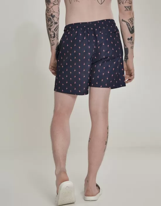 Мъжки плувни шорти Urban Classics Pattern?Swim Shorts flamingo, Къси панталони - Hoodstyle.bg