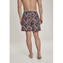 Мъжки плувни шорти Urban Classics Pattern blk/tropical