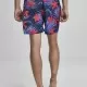 Мъжки плувни шорти Urban Classics  Pattern blue/red, Къси панталони - Hoodstyle.bg