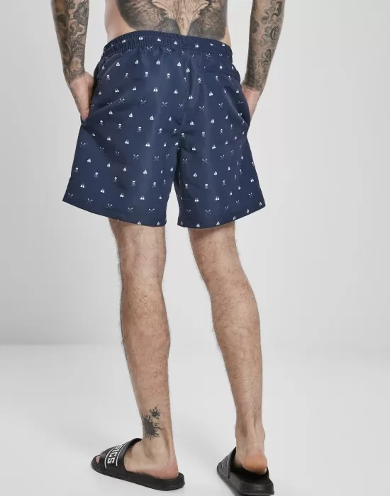 Мъжки плувни шорти Urban Classics Pattern?Swim Shorts skullandyacht aop, Къси панталони - Hoodstyle.bg