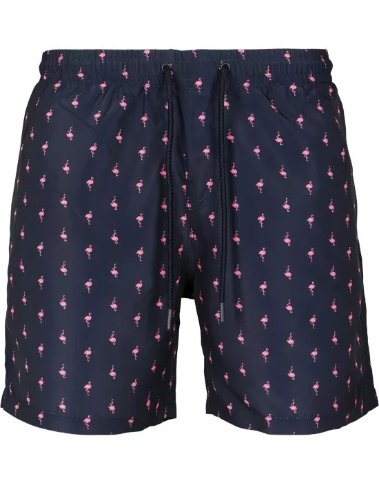 Мъжки плувни шорти Urban Classics Pattern?Swim Shorts flamingo, Къси панталони - Hoodstyle.bg