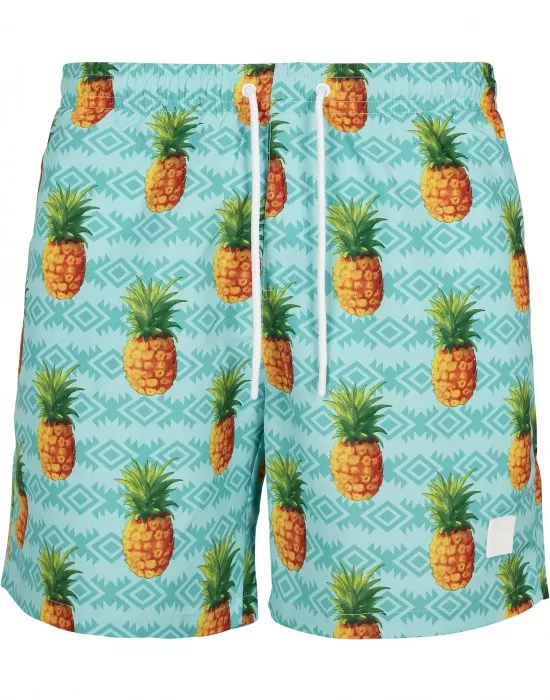 Мъжки плувни шорти Urban Classics Pattern?Swim Shorts pineapple aop, Къси панталони - Hoodstyle.bg