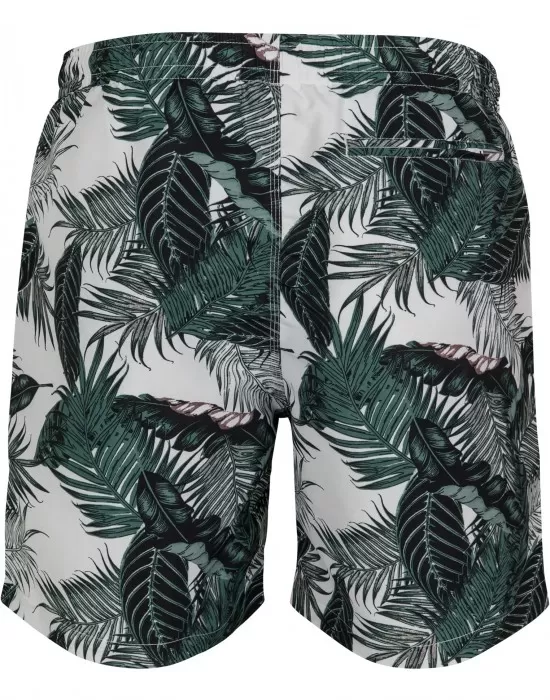 Мъжки плувни шорти Urban Classics Pattern palm leaves, Къси панталони - Hoodstyle.bg