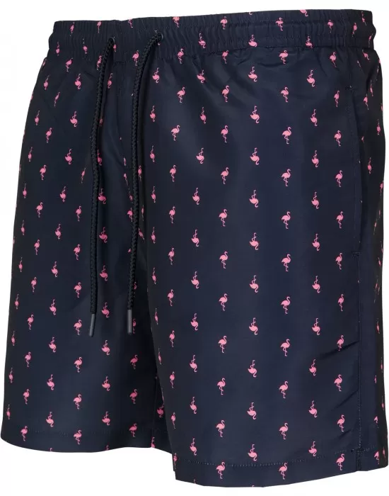 Мъжки плувни шорти Urban Classics Pattern?Swim Shorts flamingo, Къси панталони - Hoodstyle.bg