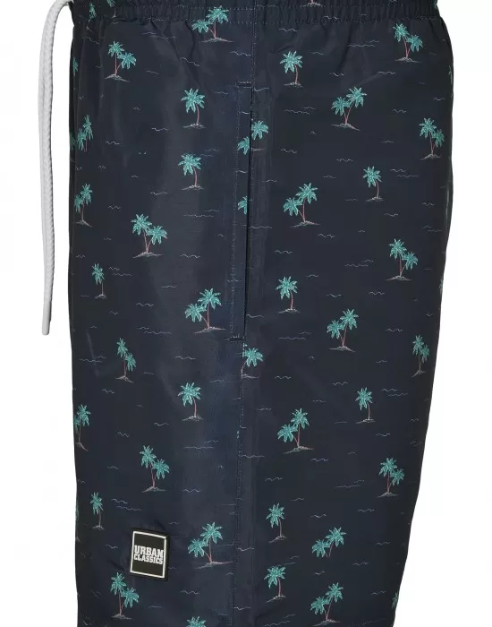 Мъжки плувни шорти Urban Classics Pattern?Swim Shorts island aop, Къси панталони - Hoodstyle.bg