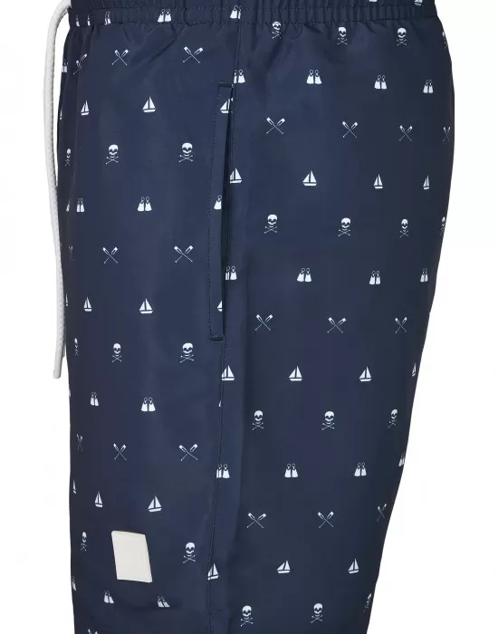Мъжки плувни шорти Urban Classics Pattern?Swim Shorts skullandyacht aop, Къси панталони - Hoodstyle.bg