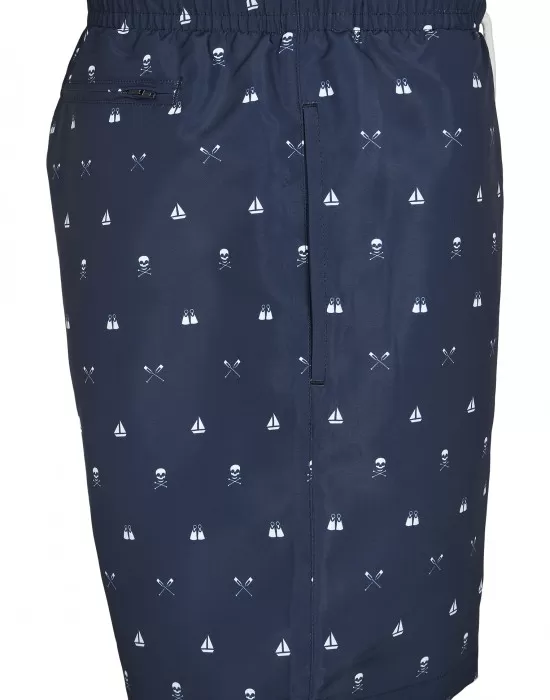 Мъжки плувни шорти Urban Classics Pattern?Swim Shorts skullandyacht aop, Къси панталони - Hoodstyle.bg