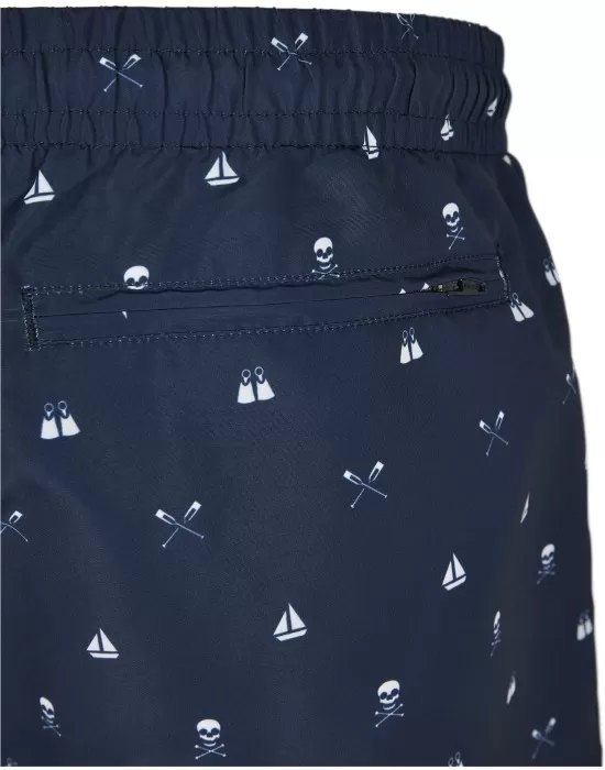 Мъжки плувни шорти Urban Classics Pattern?Swim Shorts skullandyacht aop, Къси панталони - Hoodstyle.bg