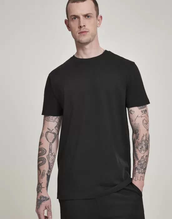 Мъжка тениска Urban Classics Basic в черен цвят, Тениски - Hoodstyle.bg