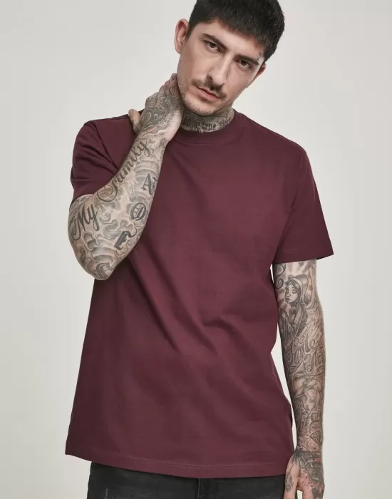 Мъжка тениска във виненочервено Urban Classics Basic Tee, Тениски - Hoodstyle.bg
