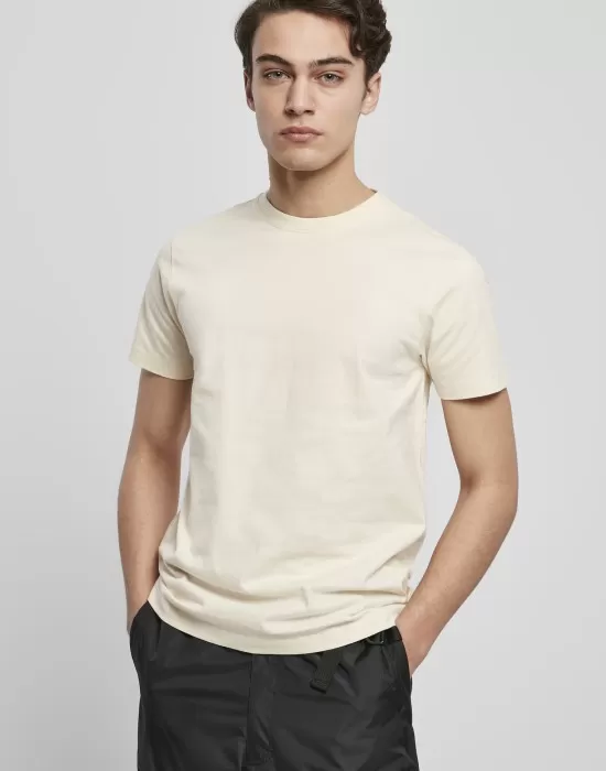 Мъжка тениска в бежово Urban Classics Basic, Тениски - Hoodstyle.bg