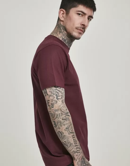 Мъжка тениска във виненочервено Urban Classics Basic Tee, Тениски - Hoodstyle.bg