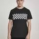 Мъжка черна тениска Urban Classics Check black/white, Тениски - Hoodstyle.bg
