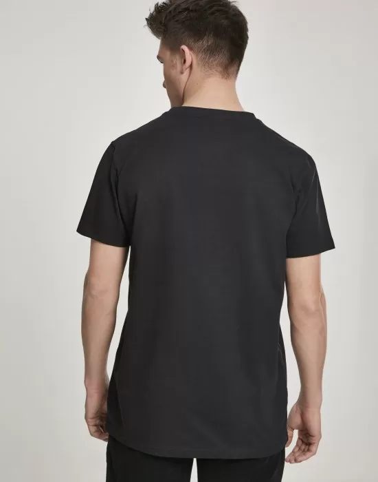 Мъжка черна тениска Urban Classics Check black/white, Тениски - Hoodstyle.bg