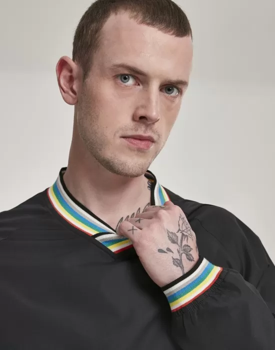 Мъжка спортна блуза Urban Classics blk/multicolor, Блузи - Hoodstyle.bg
