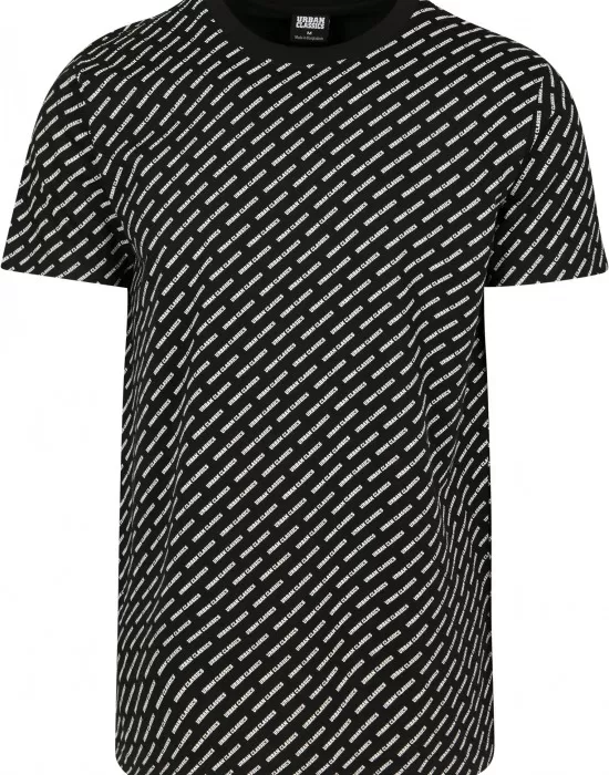 Мъжка тениска Urban Classics Logo в черен цвят, Тениски - Hoodstyle.bg