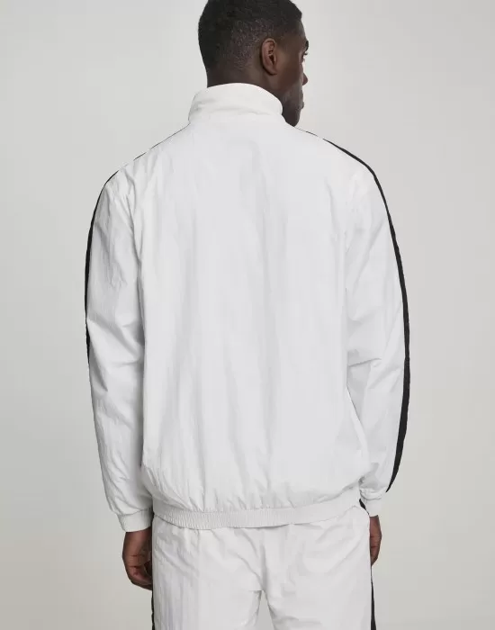 Мъжко бяло горнище Urban Classics wht/blk, Якета - Hoodstyle.bg