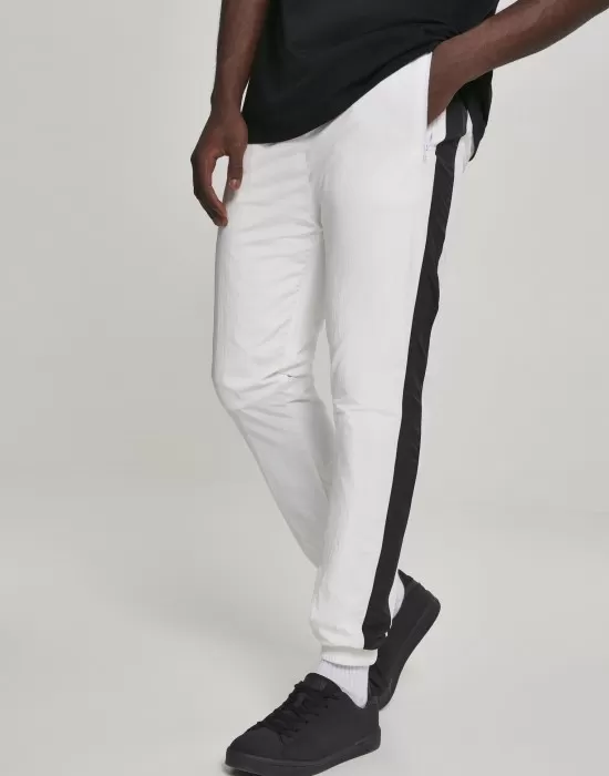 Мъжко долнище Urban Classics  wht/blk в бял цвят, Долнища - Hoodstyle.bg