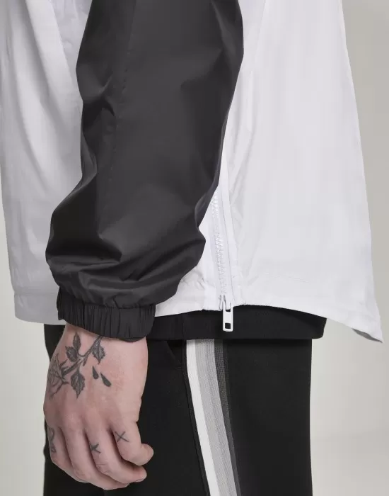 Мъжко яке ветровка Urban Classics blk/wht, Ветровки - Hoodstyle.bg