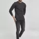 Мъжка памучна блуза с копчета Urban Classics Basic Henley в черно, Блузи - Hoodstyle.bg