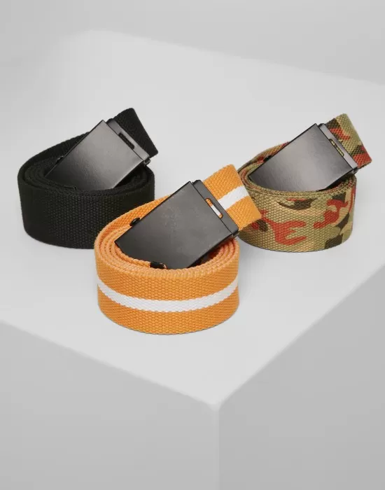 Комплект от три колана Urban Classics, Колани - Hoodstyle.bg