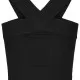 Дамски къс топ Urban Classics в черен цвят, Тениски - Hoodstyle.bg