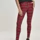 Дамски кариран панталон Urban Classics Ladies Skinny Tartan Pants, Панталони - Hoodstyle.bg