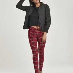 Дамски кариран панталон Urban Classics Ladies Skinny Tartan Pants 