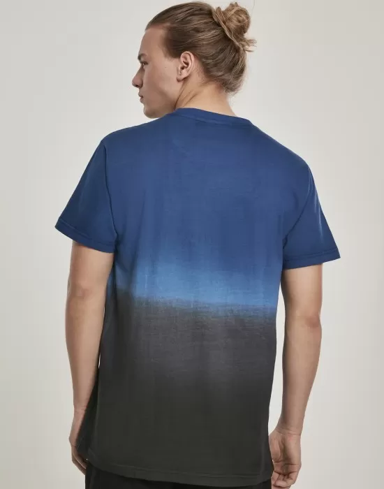 Мъжка тениска Urban Classics Dip Dyed midnightnavy/black, Тениски - Hoodstyle.bg