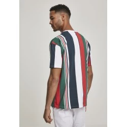 Мъжка тениска Oversized на цветни ивици Urban Classics