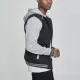 Мъжки суичър Urban Classics в сиво и черно, Суичъри с цип - Hoodstyle.bg