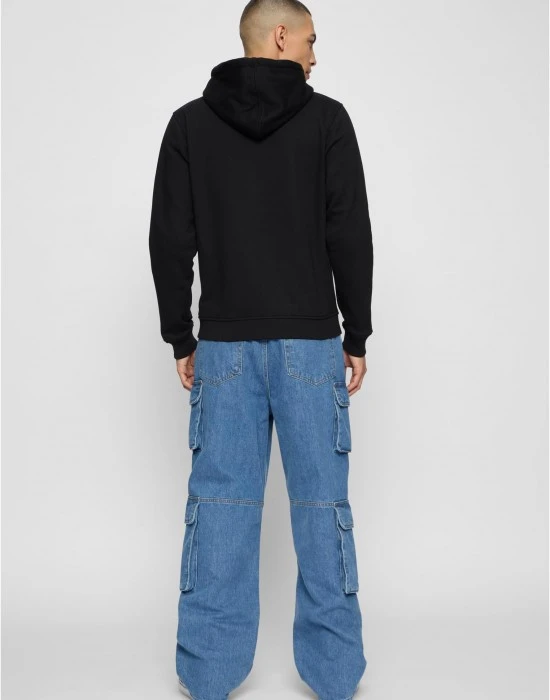 Суичър 2-tone Zip Hoody blk/blk XXL