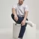 Мъжка тениска в бяло Urban Classics Heavy Oversized AOP Stripe, Тениски - Hoodstyle.bg