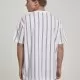 Мъжка тениска в бяло Urban Classics Heavy Oversized AOP Stripe, Тениски - Hoodstyle.bg