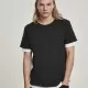 Мъжка двупластова тениска в черно и бяло Urban Classics Full Double Layered, Тениски - Hoodstyle.bg