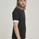 Мъжка двупластова тениска в черно и бяло Urban Classics Full Double Layered, Тениски - Hoodstyle.bg